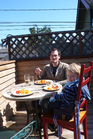 Mittagessen im Freien