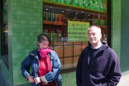 Victoria und Hein in Chinatown