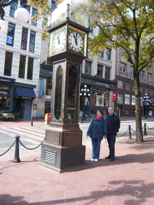 Victoria und Hein in Gastown