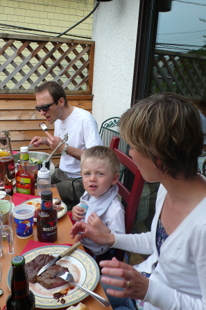 Thierry, Raphael und Claire