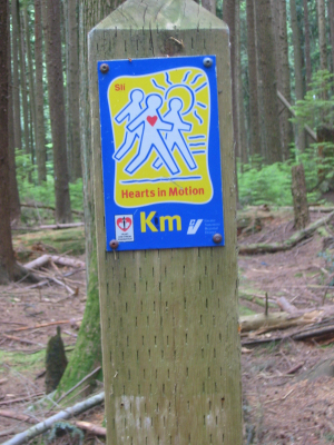 Kilometer Schild