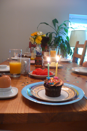 Chiaras Geburtstagsfrühstück