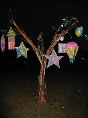 Auf dem Laternenfest